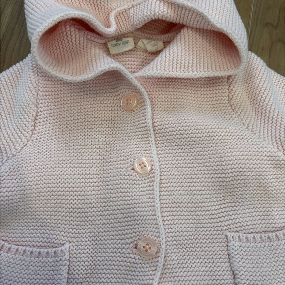 ‼️ SOLD ‼️ Baby Gap Pink Knit Sweater Set - Picture 3 of 3